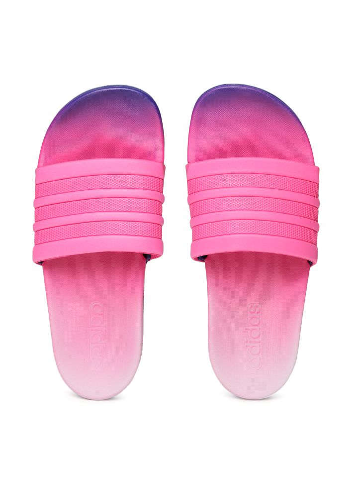 Buy Adidas Women Pink Adilette Cf Fade Flip Flops Flip Flops For Women Myntra