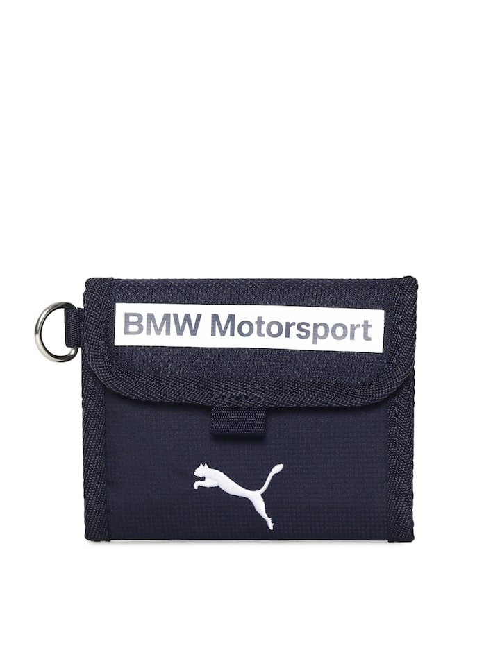 puma unisex navy bmw motorsport wallet