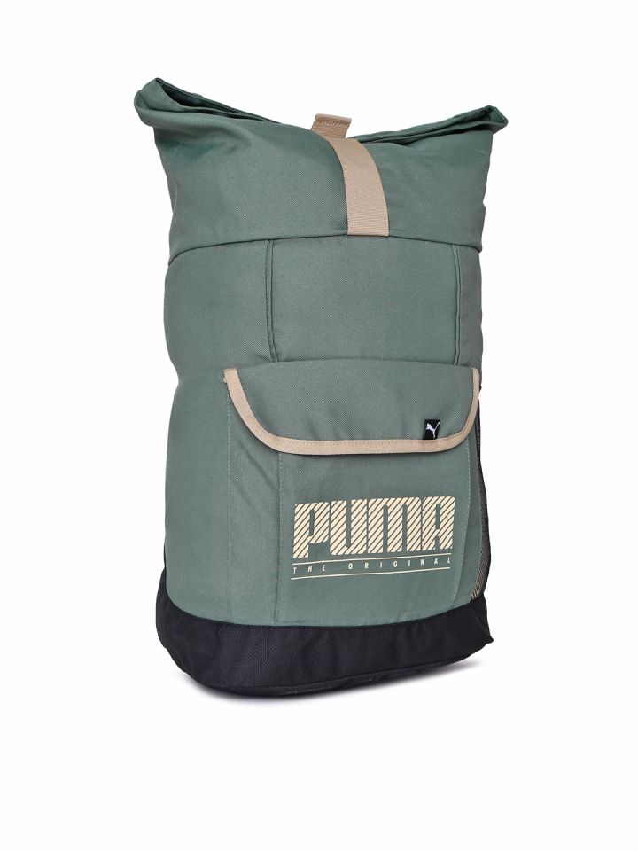 Puma Unisex Grey Brand Logo Sole Plus Backpack