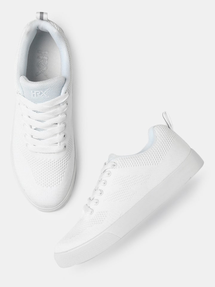 hrx white high ankle shoes