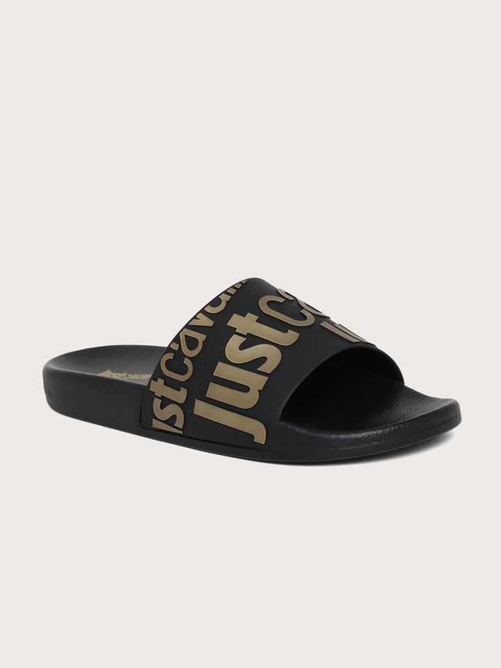 Just Cavalli Men Printed Sliders