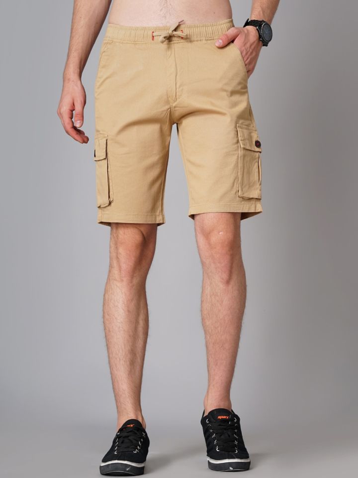Mens cotton cargo shorts store