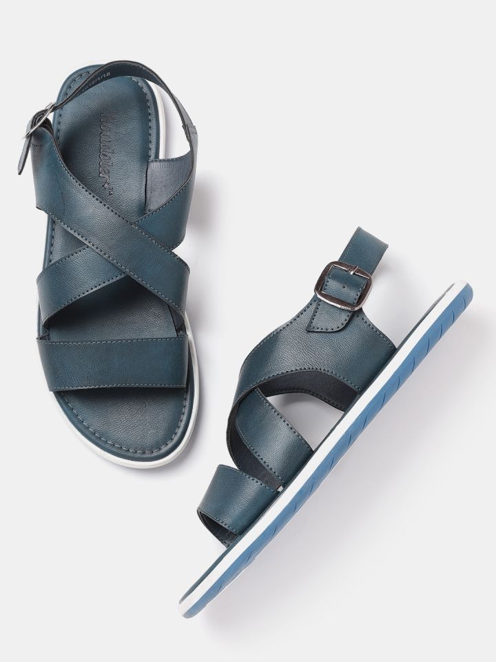 Navy blue comfort sandals hotsell