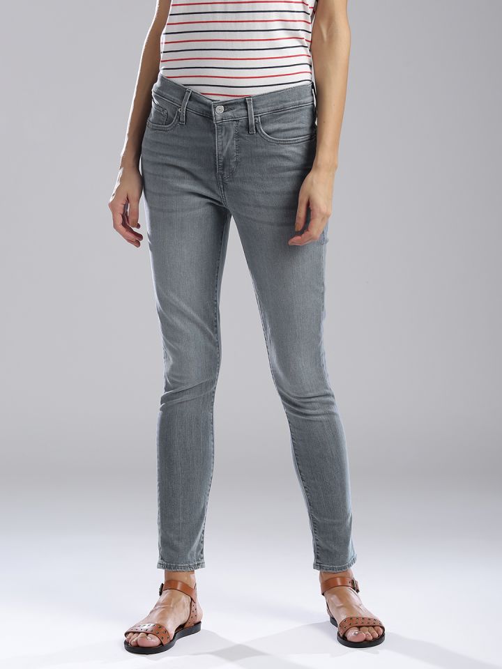 levi's grey women's jeans