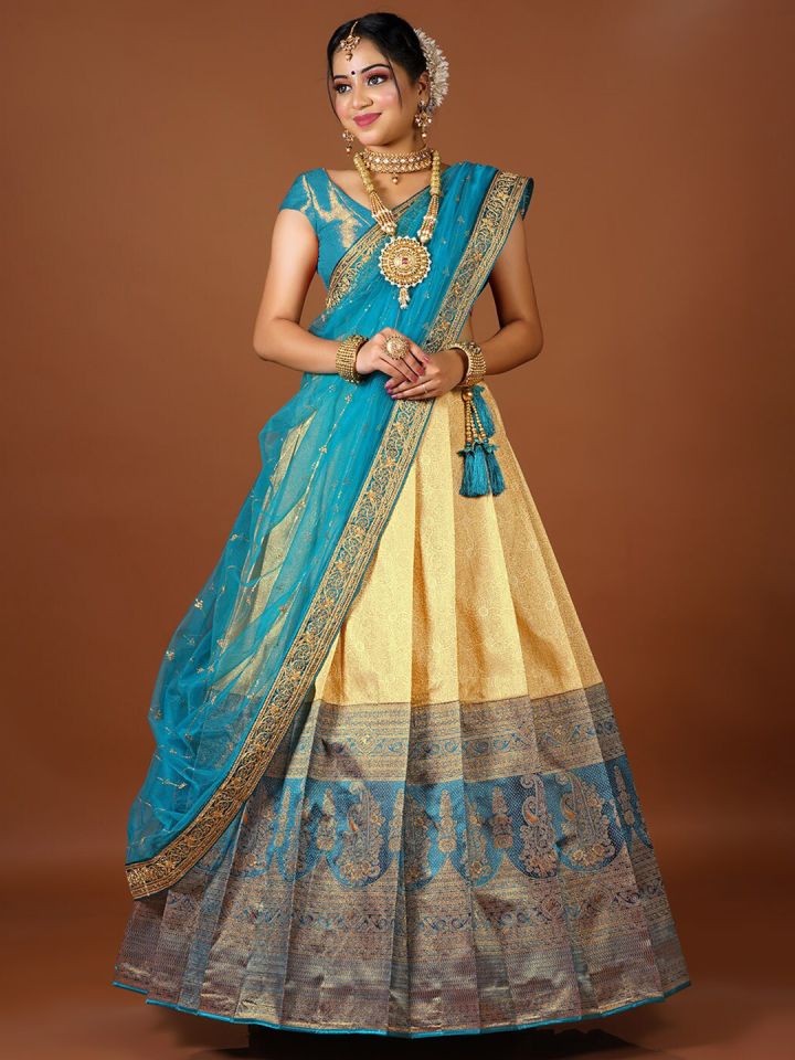 Half saree on sale online myntra