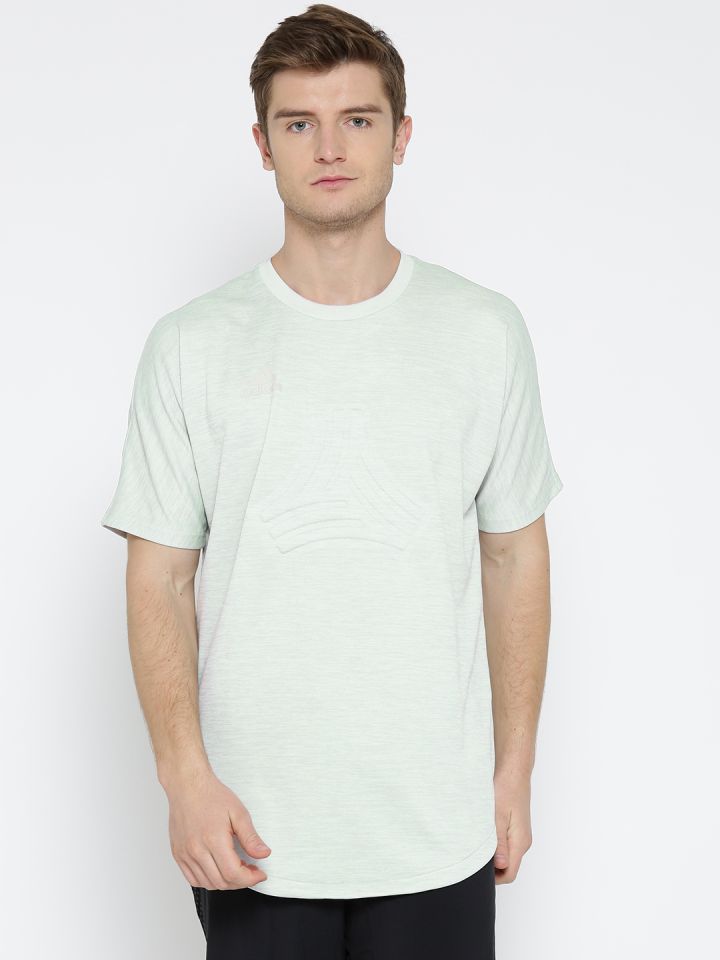 Buy Adidas Grey Melange Tan Terry Solid Round Neck Football