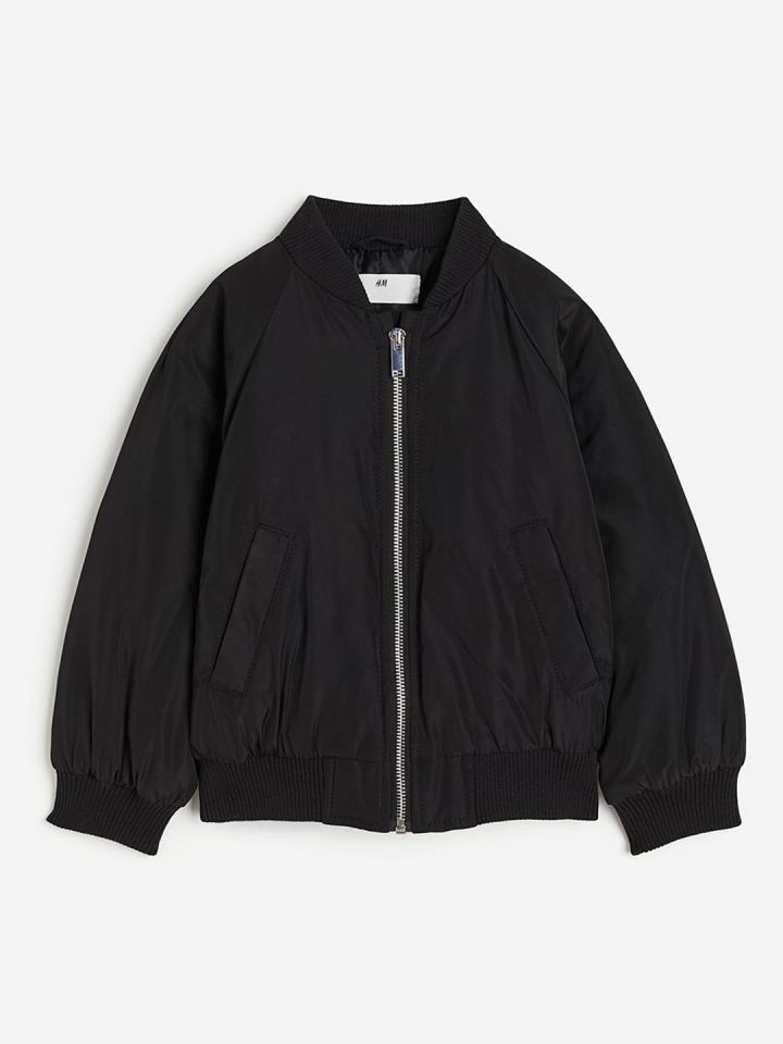 White bomber on sale jacket h&m