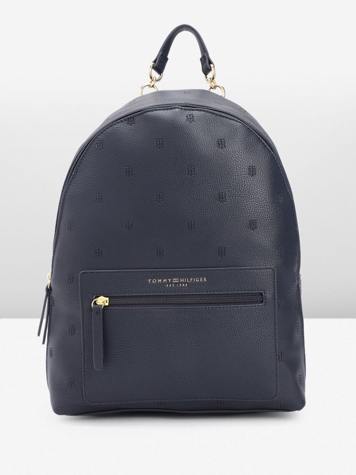 Tommy hilfiger backpack women's leather top