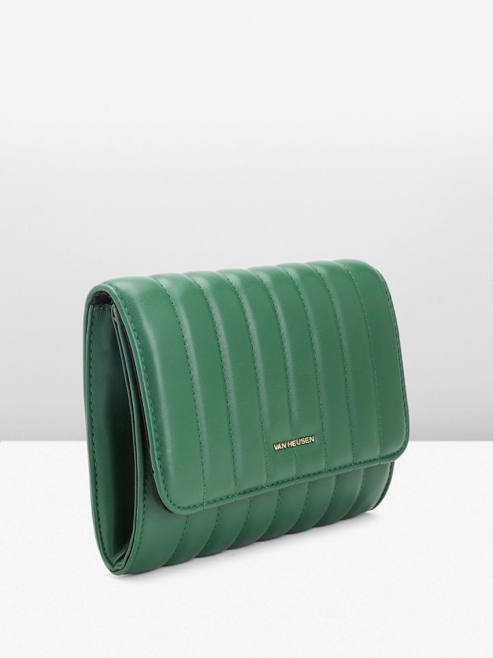 Buy Van Heusen Structured Sling Bag With Quilted Detail Handbags