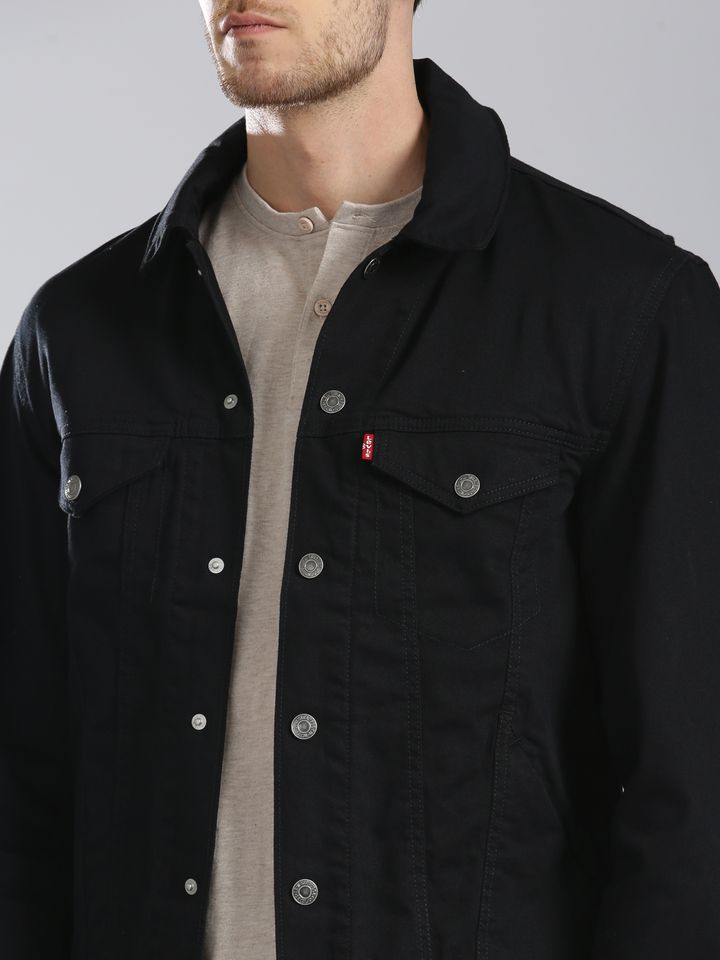 levis denim jacket myntra