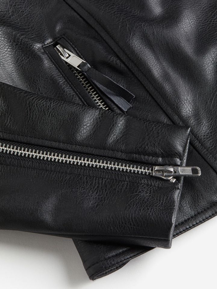 H&m premium store leather jacket