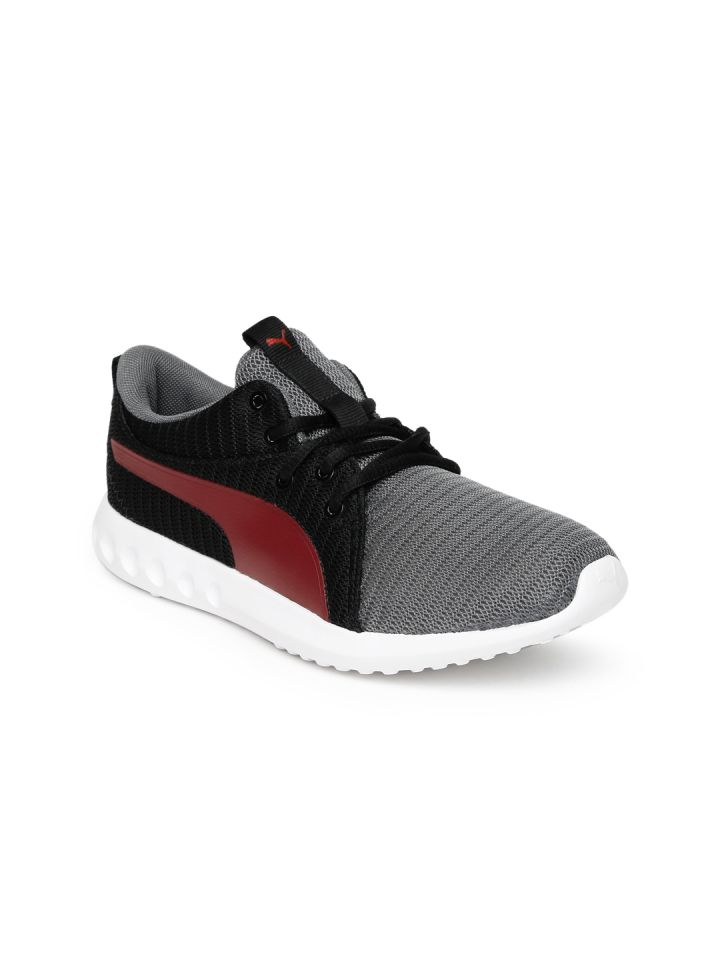 Puma carson runner black kids outlet