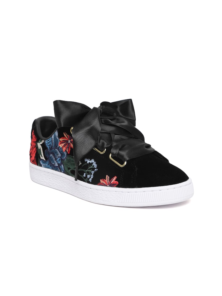 puma embroidered sneakers