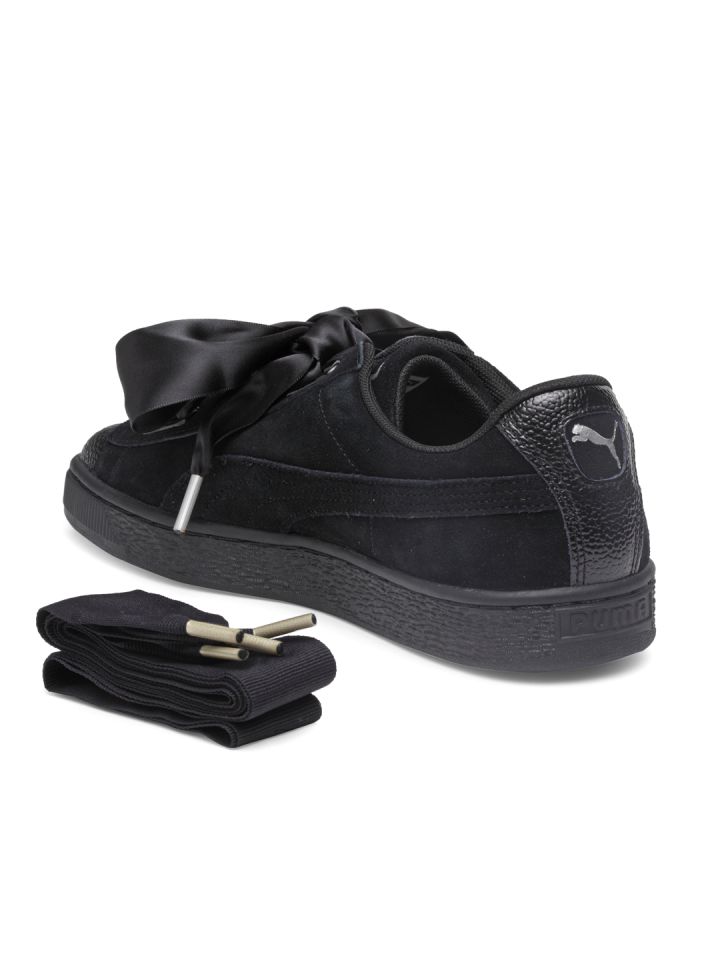 Puma suede 2025 heart bubble wn's