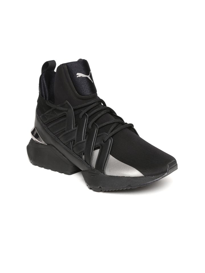 Puma muse echo satin black hot sale