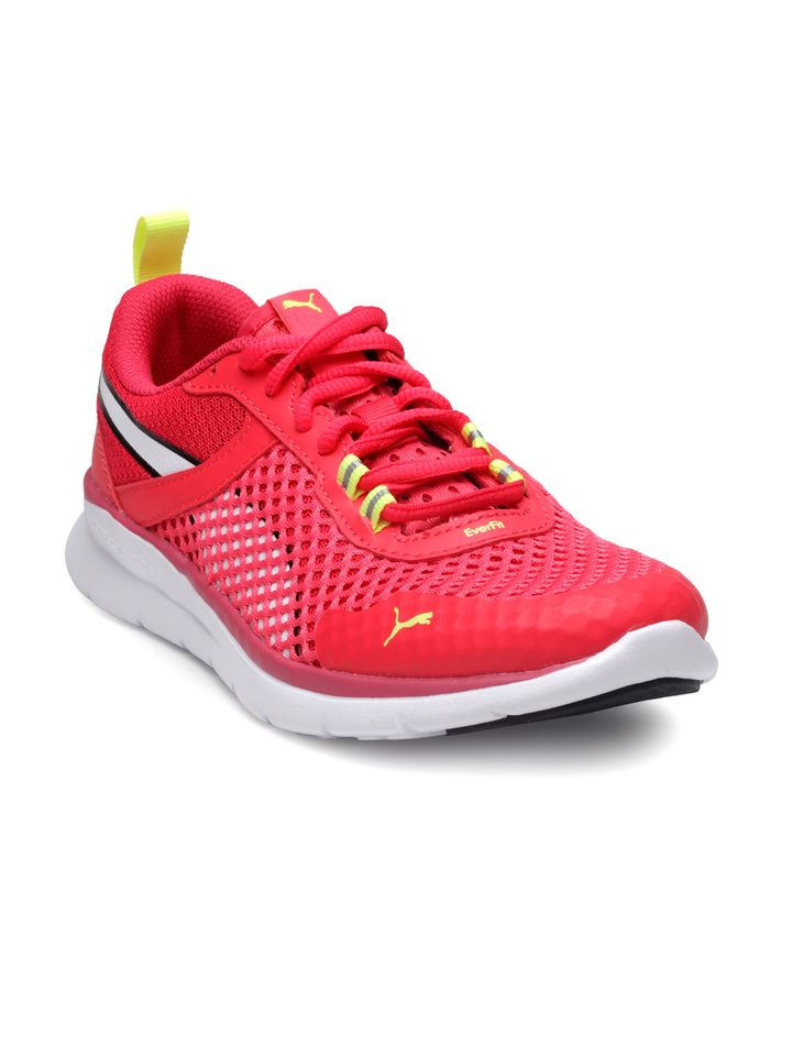 puma flex essential tech running shoes