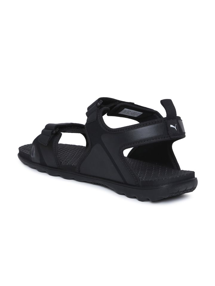 Puma Men Black Silicis NU IDP Sports Sandals