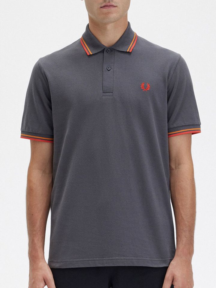 Buy Fred Perry Polo Collar Pure Cotton Casual T Shirt Tshirts