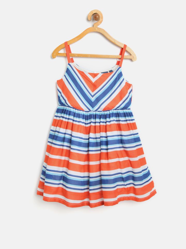 orange dresses for juniors