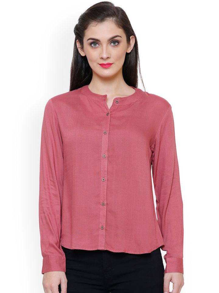 Peach color shirt women's clearance