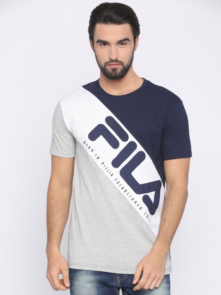 Fila t shirt myntra clearance