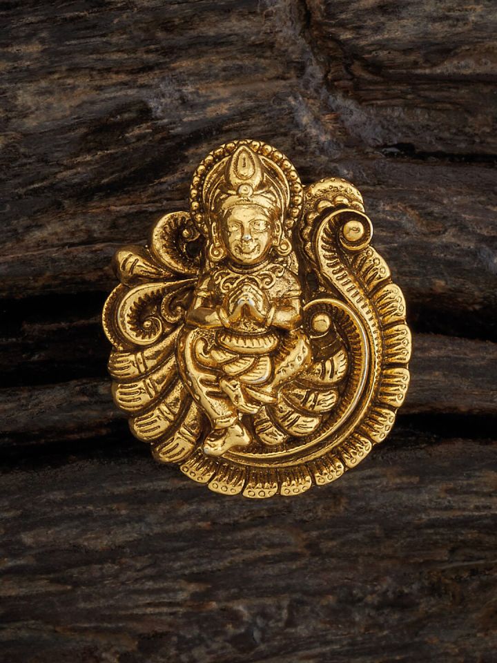 Pure silver gold plated temple new arrivals jewellery
