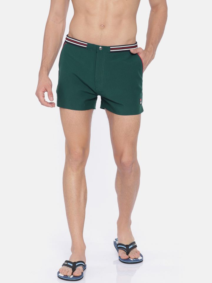 Fila shorts hot sale mens green