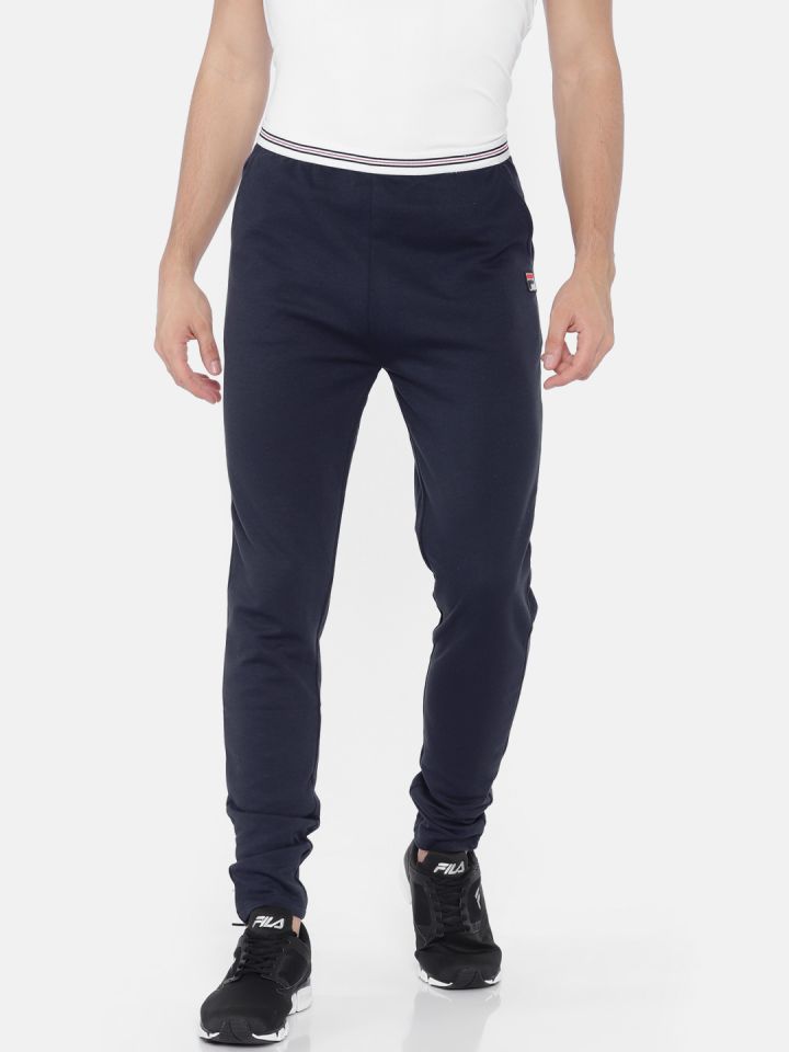 Buy FILA Men Navy SETTANTA Track Pants Track Pants for Men