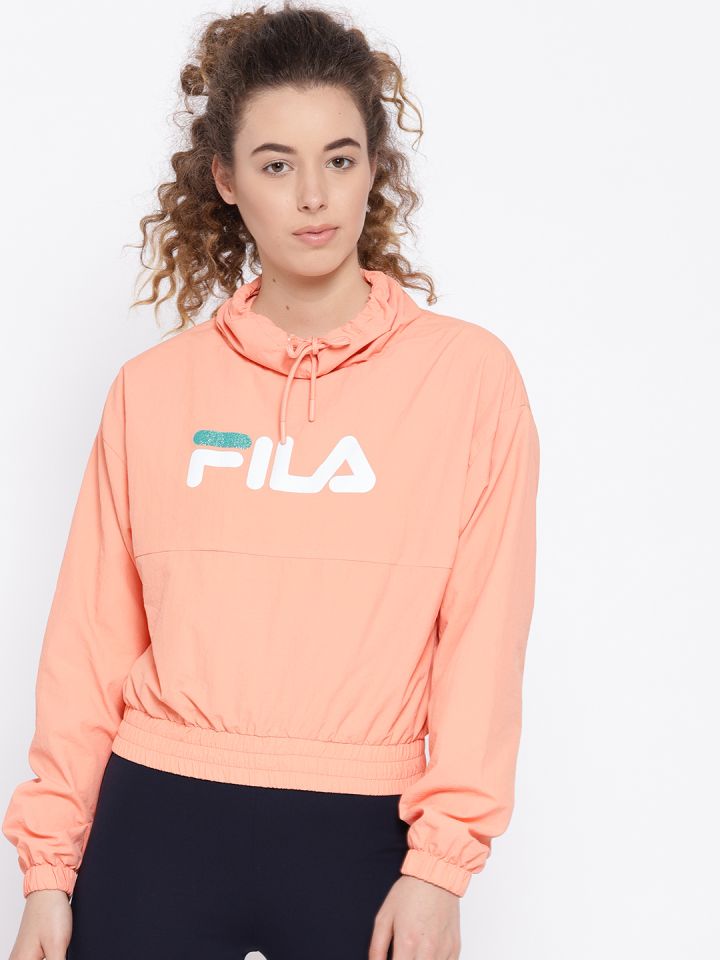 pink fila top