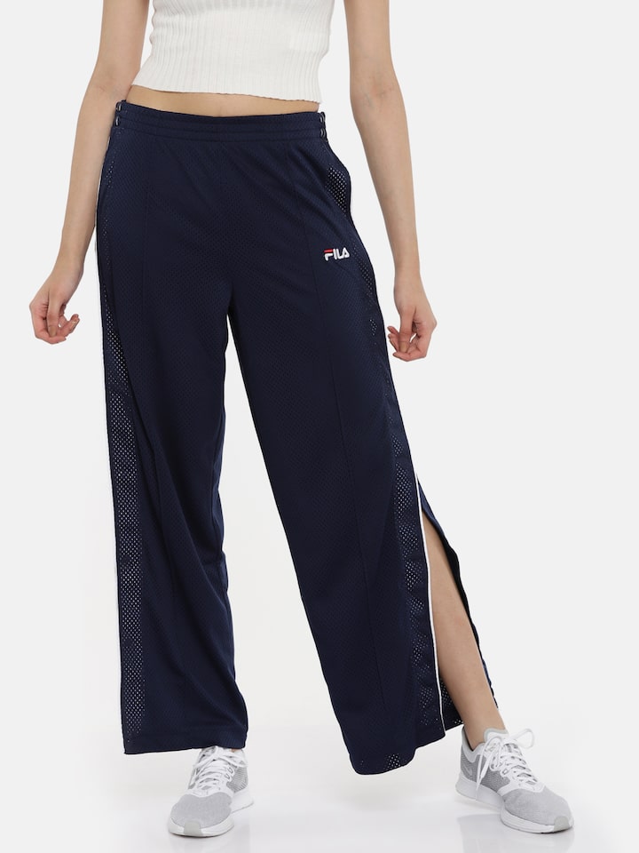 Buy FILA Women Navy Blue Track Pants - Track Pants for Women