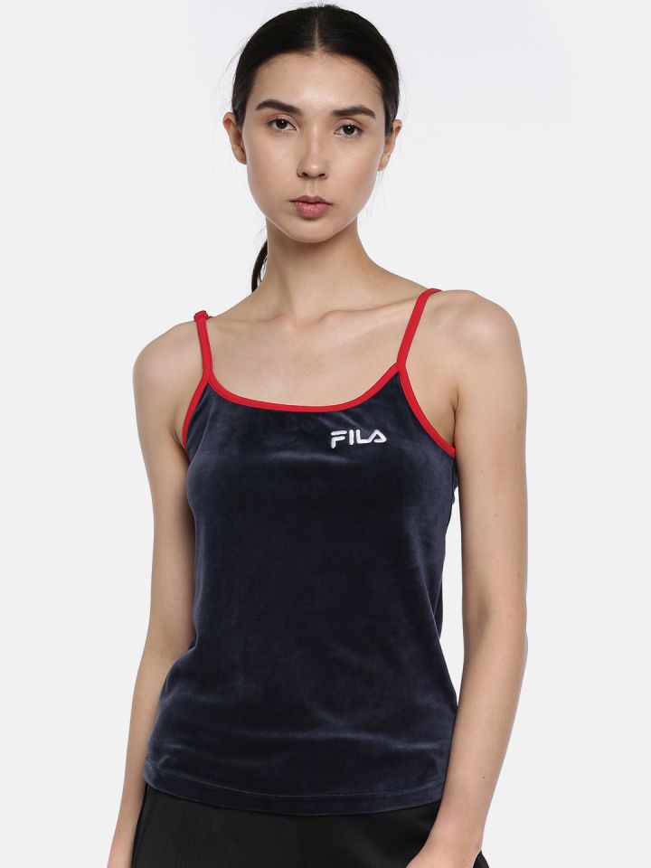 Fila velvet shirt new arrivals