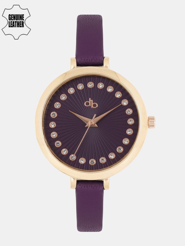 DressBerry Women Purple Analogue Watch DB B3