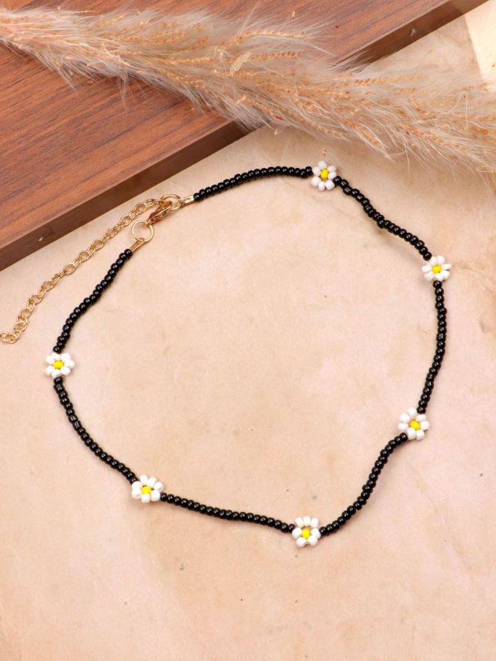 Artificial shop beads necklace