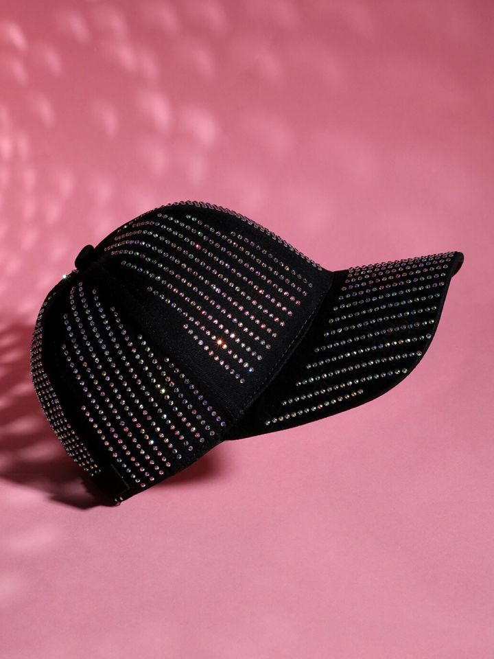 Women's embellished baseball store caps