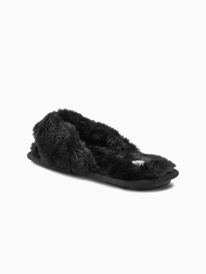 Next outlet black slippers