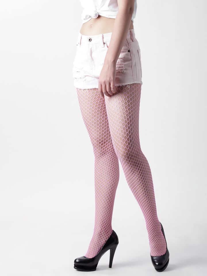 FOREVER 21 Pink Fishnet Stockings