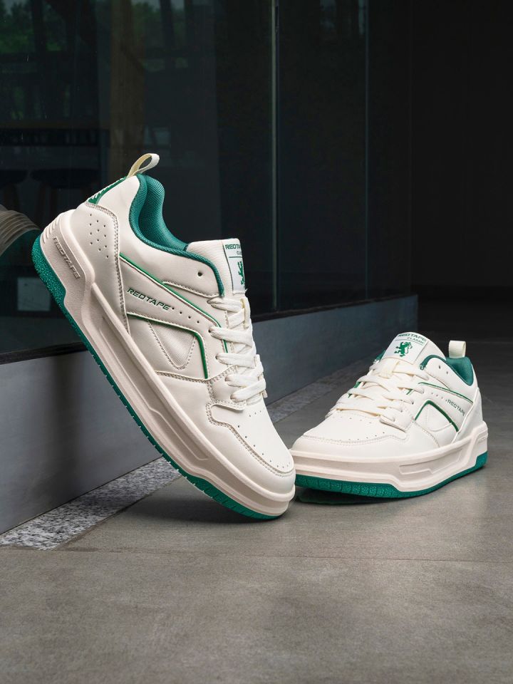 Red tape leather sneakers sales shoes
