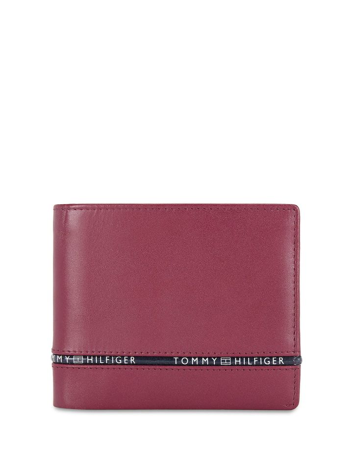 Buy Tommy Hilfiger Men Textured Leather Two Fold Wallet Wallets