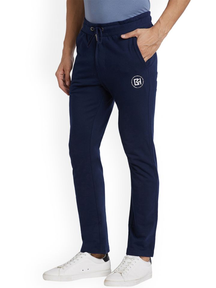 Buy OCTAVE Solid Cotton Regular Fit Men's Track pant