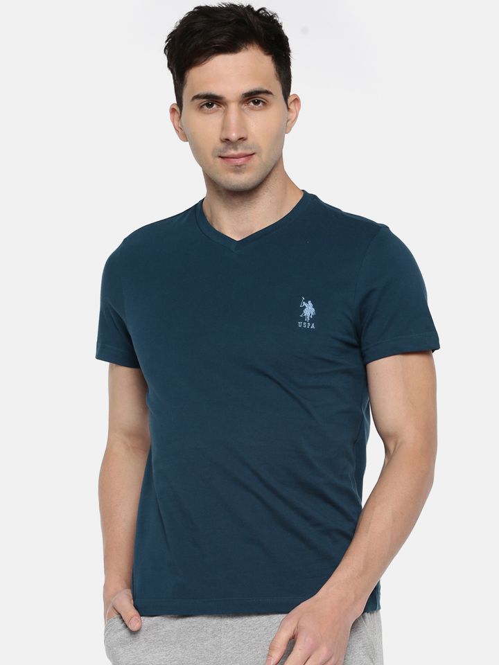 Polo Assn. Navy Solid Lounge T Shirt 