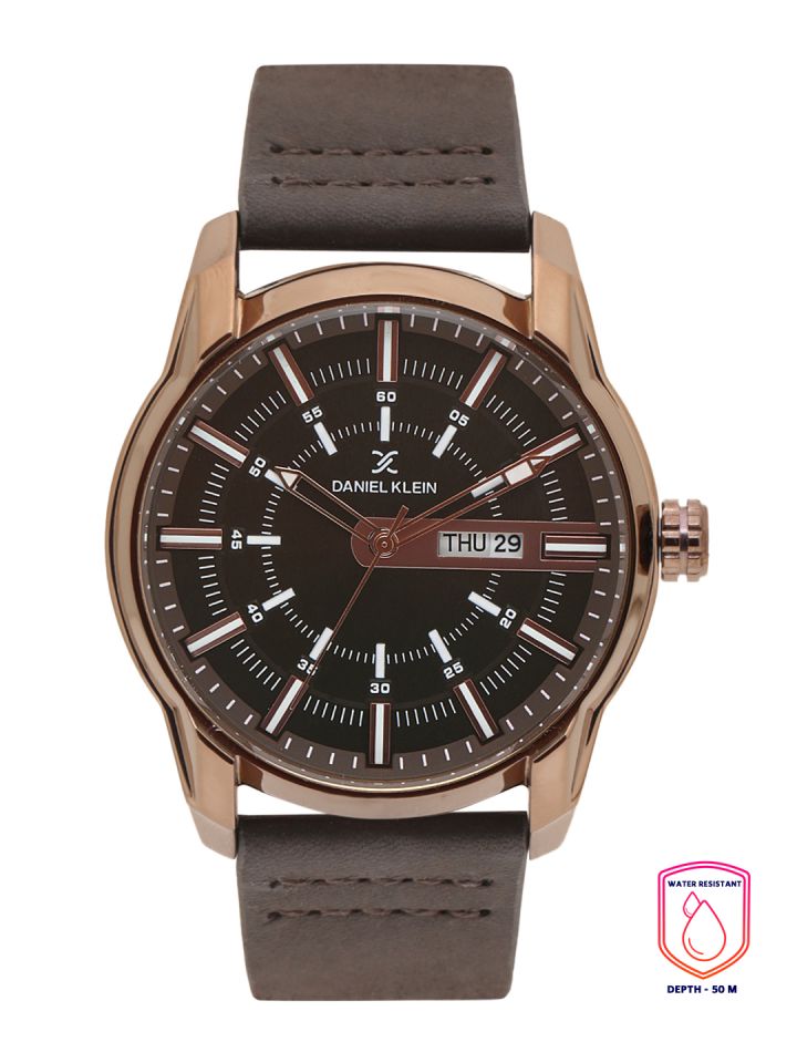 Buy Daniel Klein Premium Men Coffee Brown Analogue Watch DK11599 4