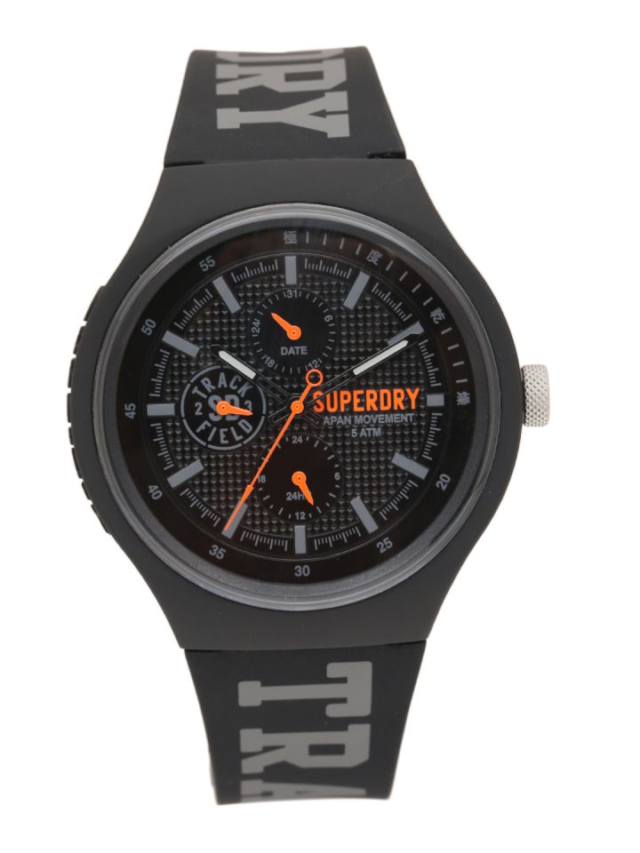 Buy Superdry Men Black Multifunction Watch SYG188BB Watches for