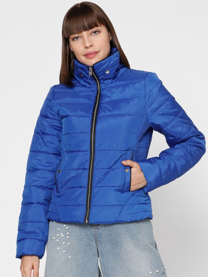 Buy Vero Moda Mock Collar Puffer Jacket Jackets for Women