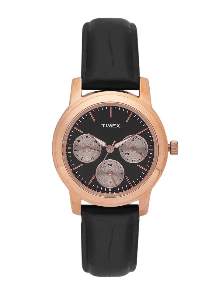 Buy Timex Women Black Analogue Watch TW000W106 Watches for Women