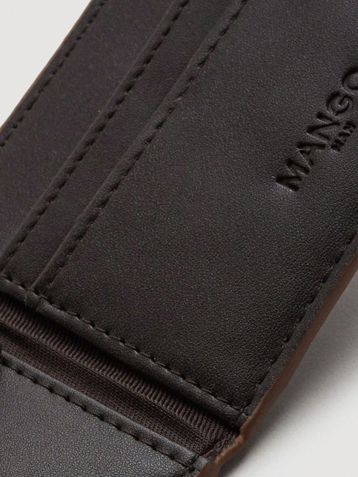 Buy Mango Man Brown Solid Card Holder Wallets For Men 2471802 Myntra