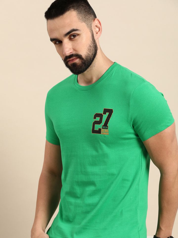 Being human green new arrivals t shirt