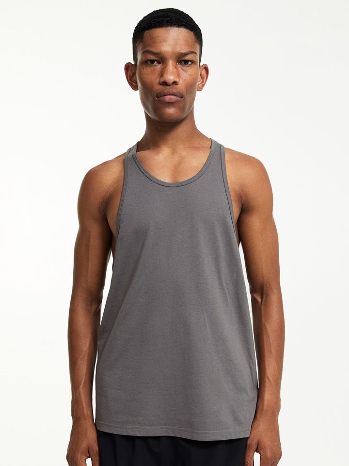 Grey shop sports vest