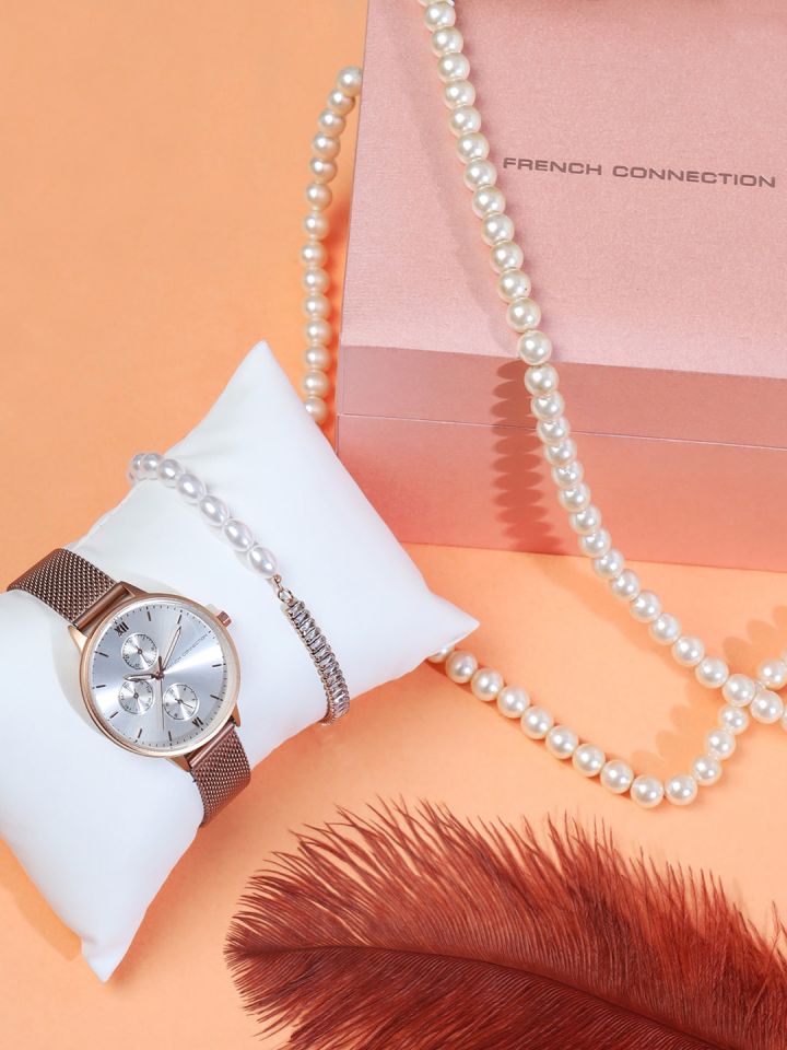 Buy French Connection Women Watch Bracelet Gift Set FCJPR02