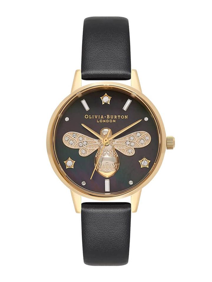 Olivia burton store watch black strap