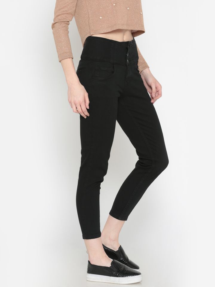 Stretchable Cropped Jeans 